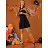 INSPIRE CHIC Women's Keyhole Mesh Sheer Half Sleeve Retro Gothic Cocktail Party Vintage Dress - 2 of 4