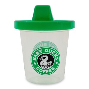 Gamago Child's Sippy Cup Baby Ducks Coffee - 1 of 4