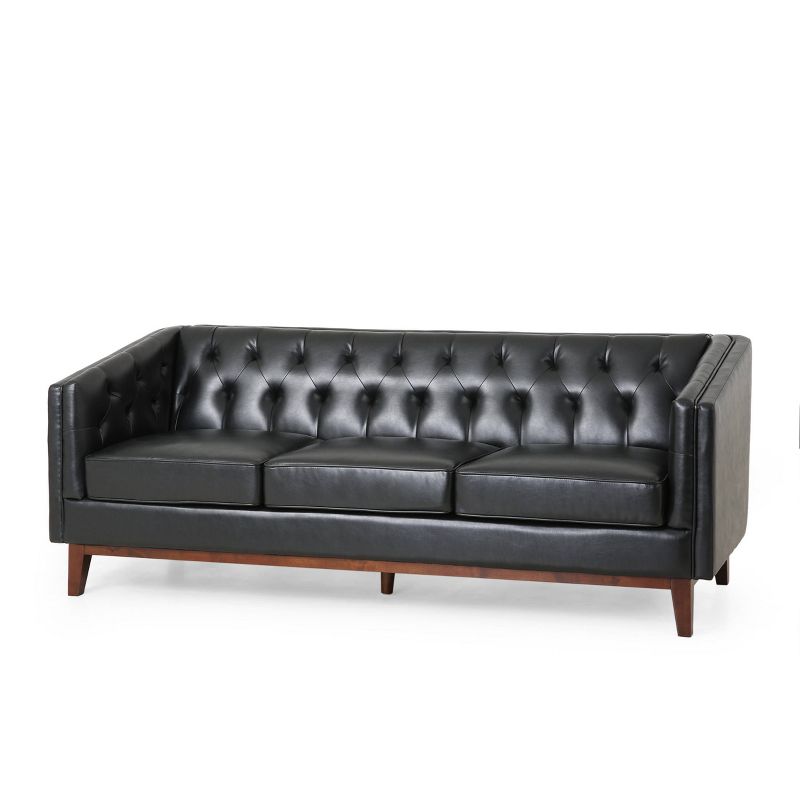 Ovando Contemporary Upholstered 3 Seater Sofa - Christopher Knight Home, 1 of 16