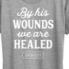 Women's - Instant Message - By His Wounds Isaiah Short Sleeve Graphic T-Shirt - 2 of 4