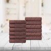 Premium Cotton Herringbone Medium Weight Bathroom Towel Set by Blue Nile Mills - 2 of 4