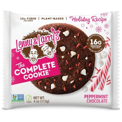 Lenny & Larry's Complete Vegan Cookie - Peppermint Chocolate - 12ct