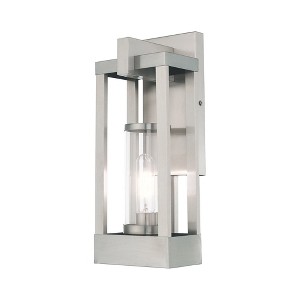 Livex Lighting Delancey 1 - Light Wall Light in  Brushed Nickel - 1 of 2