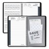 Daily Appointment Book with 30-Minute Appointments, 8 x 5, Black Cover, 12-Month (Jan to Dec): 2025 - 4 of 4