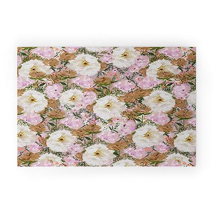 alison janssen Summer Bouquet I Looped Vinyl Welcome Mat - Society6 - 1 of 4