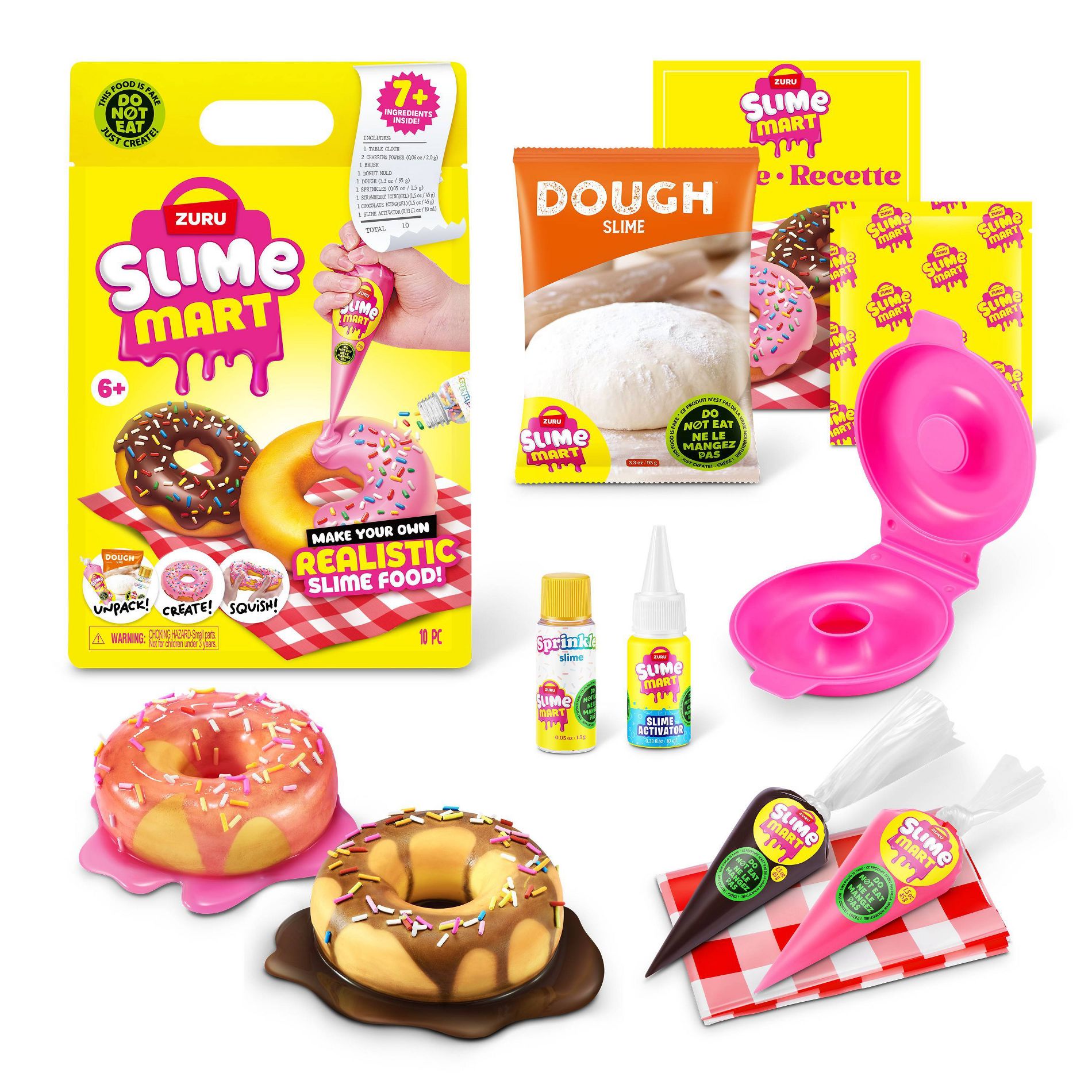 Slime Mart Small Bag Donut Slimes and Putties: Creativity Focus, Single Piece, Net Weight 0.77