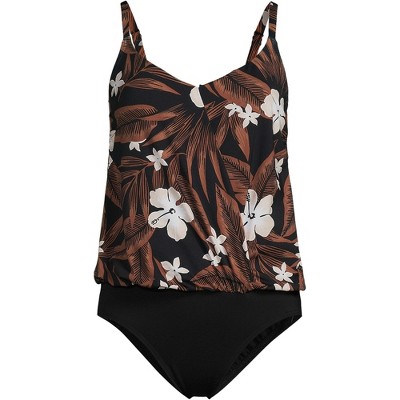 black floral palm