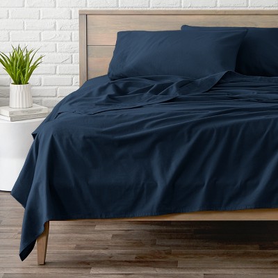 Cotton Flannel Sheet Set by Bare Home