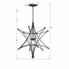 Crystorama Lighting Astro 4 - Light Chandelier in  Black - 4 of 4