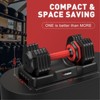GIKPAL 5 in 1 Adjustable Dumbbells, Adjustable Free Weights Plates and Rack - Adjust Hand Weights for Home Gym Full Body Workout Fitness - 2 of 4