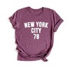 Simply Sage Market New York City Arched 78 Puff Print Short Sleeve Tee - 3 of 4