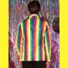 Lars Amadeus Men's Notch Lapel Prom Party Rainbow Striped Suit Jacket - 3 of 4