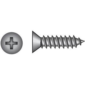 Hillman No. 14 X 2-1/2 in. L Phillips Flat Head Sheet Metal Screws 50 pk - 1 of 1