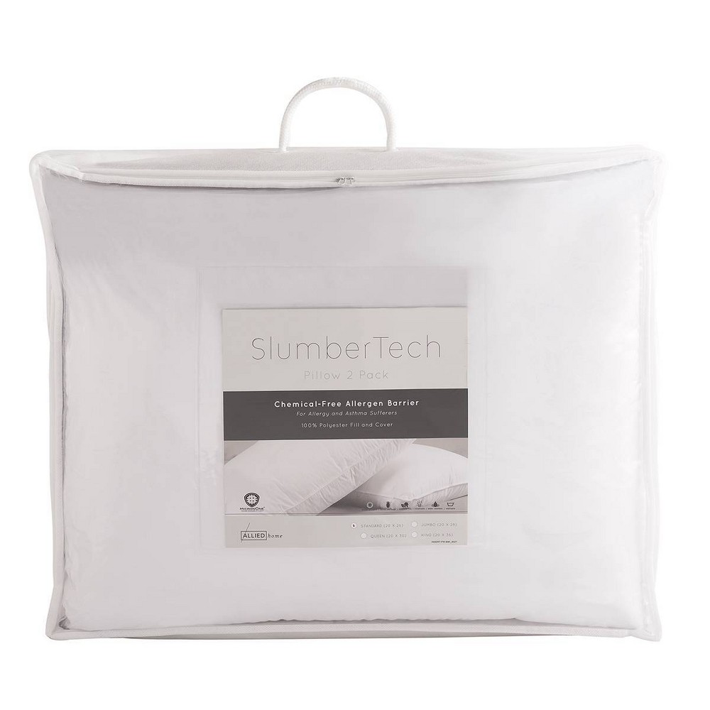 Photos - Pillow SlumberTech MicronOne Allergen Barrier Cover Standard  2pk