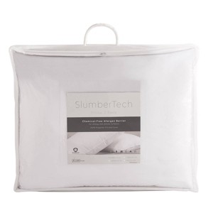 SlumberTech MicronOne Allergen Barrier Cover Queen Pillow 2pk, White