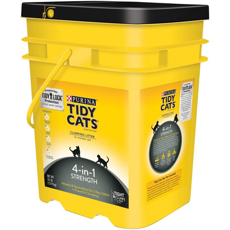 Purina Tidy Cats  4-in-1 Strength Multi-Cat Clumping Litter, 4 of 5