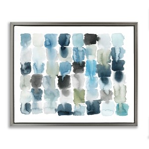 Stupell Industries Ocean Inspired Abstract Tiles Floating Frame Canvas Art - 1 of 4