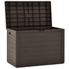 vidaXL Patio Storage Box Brown 30.7"x17.3"x21.7" - 4 of 4