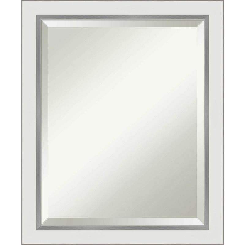 19&#34; x 23&#34; Eva Narrow Framed Wall Mirror Silver - Amanti Art, 1 of 9