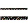Creative Teaching Press® Dots on Black Wavy EZ Border, 48 Feet Per Pack, 3 Packs - 2 of 3