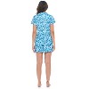 Casual Nights Women's Rayon Printed Short Sleeve Capri Pajama Set - 4 of 4