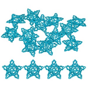 Unique Bargains Pentagram Wicker Rattan Balls Decorative Bowl Fillers 2.36 Inch 12 Pcs - 1 of 4