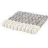 CILIO "Lana Due" Wool Trivet, Square, 8.25" x 8.25" - 2 of 3