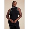 ELOQUII Women's Plus Size Embellished Sleeveless Knit Dress - 4 of 4