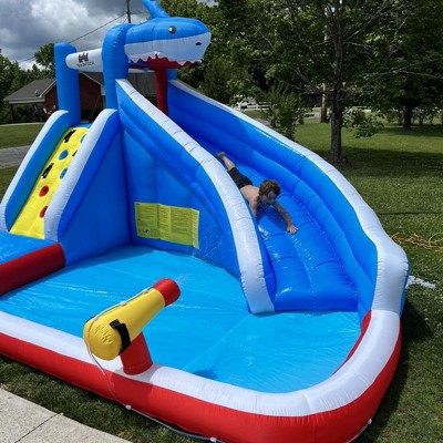 Costway Inflatable Water Slide Animal Shaped Bounce House Castle Splash ...