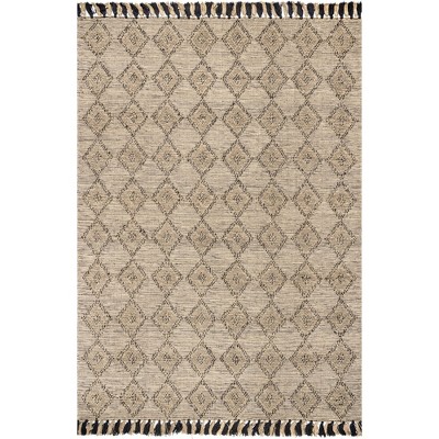 Nuloom Britta Textured Diamond Tassel Indoor Area Rug