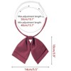 Elerevyo Women's Adjustable Satin Classic Bow Tie - 2 of 4
