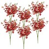 Gulches Set of 6 Eucalyptus Bundles (4 Bundles, 10x10x20"H) - Realistic Foliage for Home/Living Room/Party Decor - 3 of 4