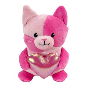 Target Plushie Holding Heart Master Animal Adventure Cat - 1 of 4