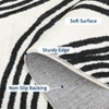 COZONY Low Pile Area Rug, Contemporary Foldable Non-Slip Soft Carpet for Living Room, Bedroom, Office, Modern Indoor Non-Shedding Home Decor Rug - 4 of 4