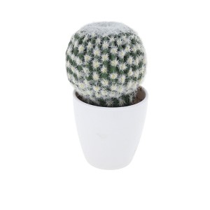 Unique Bargains Artificial Plants Plastic Green 3.03"x3.03"x8.27" 1 Pcs - 1 of 4