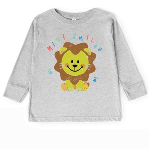 The Juniper Shop Mini Smiley Lion Paws Toddler Long Sleeve Tee - 1 of 4
