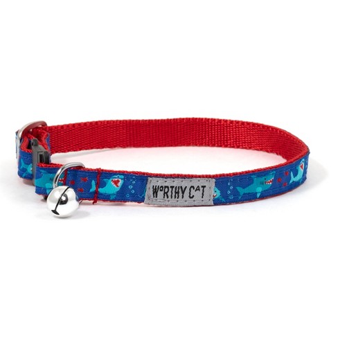 The Worthy Dog Kaleidoscope Breakaway Adjustable Cat Collar - Multicolored - One Size