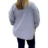 Women's Denim Fleece Shirket - White Birch - 2 of 2