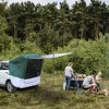 Naysaye Camping Tents SUV Tailgate Tent with Water-Resistant Polyester and Universal Fit for Camping, Green and White - 4 of 4