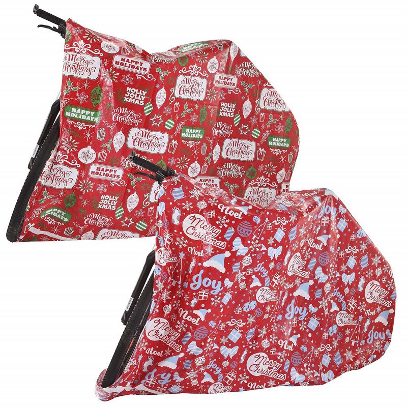 JOYIN  2pcs Jumbo Christmas Gift Bags with Gift Tags 60x72in, 2 of 7