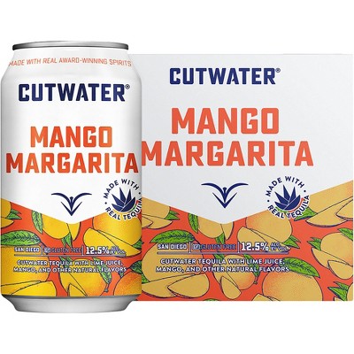 Cutwater Mango Margarita Cocktail - 4pk/12 fl oz Cans