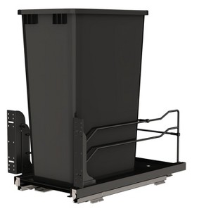 Rev-A-Shelf Pullout Kitchen Trash Can 50 qt. with Soft-Close, 53WC-1550SCDM-118 - 1 of 4