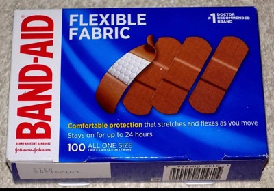 Band Aid Brand Flexible Fabric Adhesive Bandages Assorted Box of