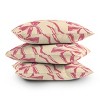 Deny Designs Loubruzzoni Pink Bow Pattern Square Indoor Throw Pillow - 4 of 4
