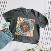 Simply Sage Market Women's Boho Focus On The Good Short Sleeve Relaxed Fit Cropped Tee - 3 of 4