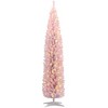 Bella Depot 8ft Pencil Christmas Tree ,pink - 3 of 4