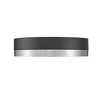 Z-Lite Algar 1 - Light Flush Mount in  Matte Black/Brushed Nickel - image 4 of 4