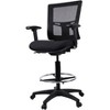 Lorell Mesh Back Drafting Stool - Black Seat - 3 of 4
