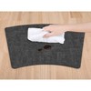 REGALWOVEN Faux Leather Washable Heat Resistant Wipeable Table Mat 6 Pcs - 3 of 4