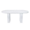 Homy Casa Oval Dining Table – Modern Fluted Base Design - 4 of 4